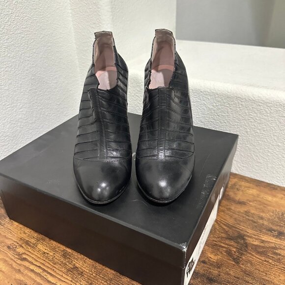 Chanel Leather Ankle Boots - Picture 6 of 9